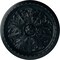Ekena Millwork Washington Ceiling Medallion (Fits Canopies up to 2 7/8"), 17 1/8"OD x 1 1/2"P, Night Shade CM17WANSF - alternate 1